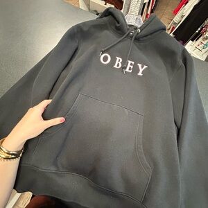 Obey Black Classic Pullover Sweatshirt